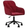 Silla de oficina giratoria de terciopelo rojo tinto | Foro24.es | Tu tienda online para hogar, jardín y más Foro24.es