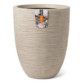 Capi Jarrón elegante bajo Waste Rib beige terrazo 46x58 cm de , Maceteros y jardineras - Ref: Foro24-445483, Precio: 153,26 €...