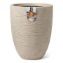 Capi Jarrón elegante bajo Waste Rib beige terrazo 46x58 cm by , Pots and planters - Ref: Foro24-445483, Price: 153,26 €, Disc...