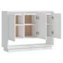 Aparador de madera contrachapada blanco 97x31x75 cm de , Aparadores - Ref: Foro24-809530, Precio: 79,65 €, Descuento: -5%%