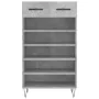 Zapatero madera de ingeniería gris hormigón 60x35x105 cm | Foro24.es | Tu tienda online para hogar, jardín y más Foro24.es