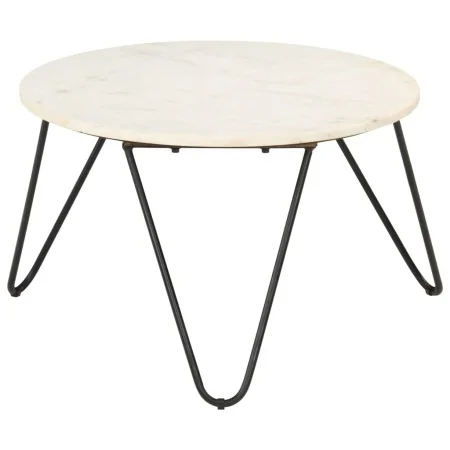 Mesa de centro piedra real textura de mármol blanco 65x65x42 cm | Foro24.es | Tu tienda online para hogar, jardín y más Foro24.es