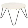 Mesa de centro piedra real textura de mármol blanco 65x65x42 cm | Foro24.es | Tu tienda online para hogar, jardín y más Foro24.es