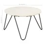 Mesa de centro piedra real textura de mármol blanco 65x65x42 cm | Foro24.es | Tu tienda online para hogar, jardín y más Foro24.es