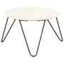 Mesa de centro piedra real textura de mármol blanco 65x65x42 cm | Foro24.es | Tu tienda online para hogar, jardín y más Foro24.es
