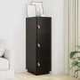 Aparador alto de madera maciza de pino negro 34x40x108,5 cm | Foro24.es | Tu tienda online para hogar, jardín y más Foro24.es