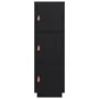 Aparador alto de madera maciza de pino negro 34x40x108,5 cm | Foro24.es | Tu tienda online para hogar, jardín y más Foro24.es