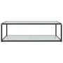 Mesa de centro vidrio templado blanco 120x60x35 cm | Foro24.es | Tu tienda online para hogar, jardín y más Foro24.es