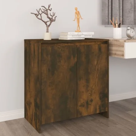 Aparador madera contrachapada color roble ahumado 70x41x75 cm by , Sideboards - Ref: Foro24-813002, Price: 84,69 €, Discount:...