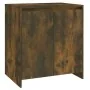 Aparador madera contrachapada color roble ahumado 70x41x75 cm by , Sideboards - Ref: Foro24-813002, Price: 84,69 €, Discount:...