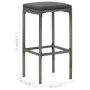 Set de bar para jardín 5 piezas y cojines ratán sintético gris | Foro24.es | Tu tienda online para hogar, jardín y más Foro24.es