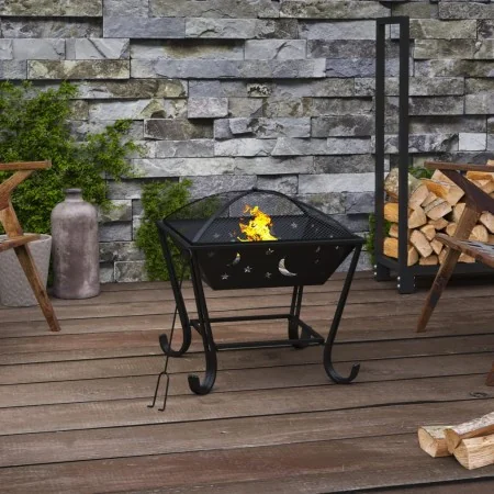 Brasero con atizador acero XXL 50 cm | Foro24.es | Tu tienda online para hogar, jardín y más Foro24.es