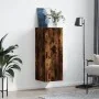 Armario de pared roble ahumado 34,5x34x90 cm by , Sideboards - Ref: Foro24-828873, Price: 54,40 €, Discount: -5%%