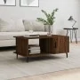 Mesa de centro madera contrachapada roble marrón 90x50x40 cm | Foro24.es | Tu tienda online para hogar, jardín y más Foro24.es