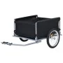 Remolque para bicicletas negro y gris 65 kg by , Bicycle trailers - Ref: Foro24-92590, Price: 155,42 €, Discount: -5%%