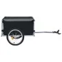 Remolque para bicicletas negro y gris 65 kg by , Bicycle trailers - Ref: Foro24-92590, Price: 155,42 €, Discount: -5%%