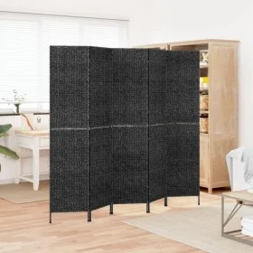 Comprar Biombo de 5 paneles jacinto de agua negro