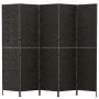 Biombo de 5 paneles jacinto de agua negro 205x180 cm | Foro24.es | Tu tienda online para hogar, jardín y más Foro24.es