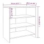 Aparador de madera contrachapada gris hormigón 70x40,5x75 cm by , Sideboards - Ref: Foro24-809759, Price: 64,37 €, Discount: ...