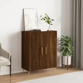 Aparador de madera de ingeniería marrón roble