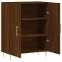 Aparador de madera de ingeniería marrón roble 69,5x34x90 cm de , Aparadores - Ref: Foro24-827715, Precio: 87,19 €, Descuento: %