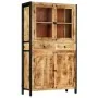 Aparador de madera maciza de mango 100x40x175 cm | Foro24.es | Tu tienda online para hogar, jardín y más Foro24.es