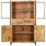 Aparador de madera maciza de mango 100x40x175 cm | Foro24.es | Tu tienda online para hogar, jardín y más Foro24.es