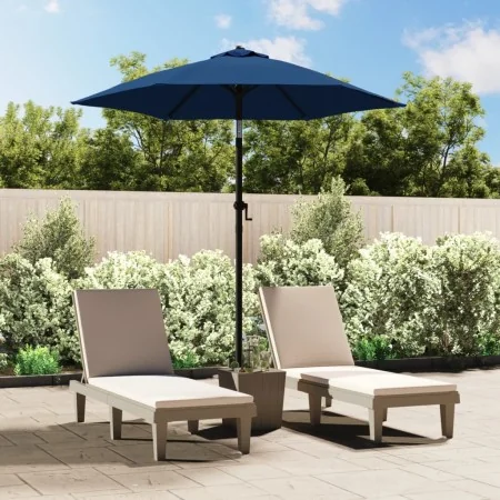 Sombrilla de aluminio azul 200x224 cm von , Sonnenschirme - Ref: Foro24-47211, Preis: 46,25 €, Rabatt: %