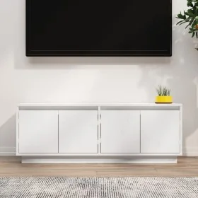 Mueble de TV de madera maciza de pino blanco 110x34x40 cm von , TV-Möbel - Ref: Foro24-813850, Preis: 97,79 €, Rabatt: %