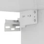Mueble de pared para TV contrachapada blanco brillo 102x35x35cm | Foro24.es | Tu tienda online para hogar, jardín y más Foro24.es