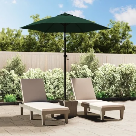 Sombrilla de aluminio verde 200x224 cm by , Umbrellas - Ref: Foro24-47205, Price: 46,25 €, Discount: %