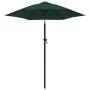 Sombrilla de aluminio verde 200x224 cm by , Umbrellas - Ref: Foro24-47205, Price: 46,25 €, Discount: %