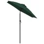 Sombrilla de aluminio verde 200x224 cm by , Umbrellas - Ref: Foro24-47205, Price: 46,25 €, Discount: %