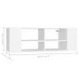 Mueble de pared para TV madera contrachapada blanco 102x35x35cm | Foro24.es | Tu tienda online para hogar, jardín y más Foro24.es