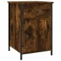 Mesitas noche 2 uds madera contrachapada roble humo 40x42x60 cm | Foro24.es | Tu tienda online para hogar, jardín y más Foro24.es