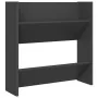 Zapateros de pared 4 uds madera contrachapada gris 60x18x60 cm by , Shoe racks and shoe organizers - Ref: Foro24-806722, Pric...