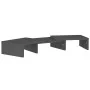 Soporte de monitor madera maciza de pino gris 60x24x10,5 cm | Foro24.es | Tu tienda online para hogar, jardín y más Foro24.es