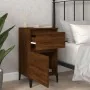 Mesitas de noche 2 uds color roble marrón 40x35x70 cm | Foro24.es | Tu tienda online para hogar, jardín y más Foro24.es