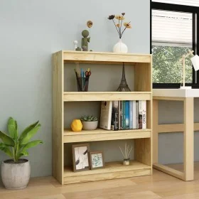 Estantería/divisor de espacios madera maciza pino 100x30x103 cm de , Librerías y estanterías - Ref: Foro24-808213, Precio: 69...