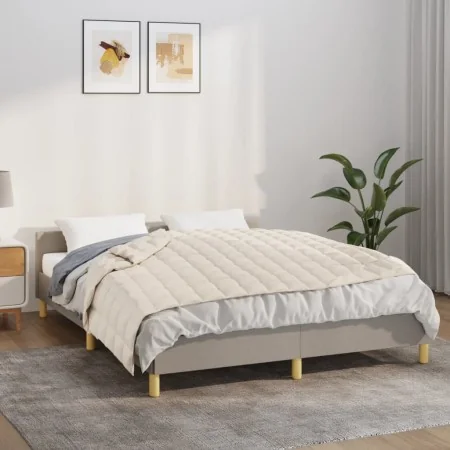 Manta con peso tela color crema claro 138x200 cm 6 kg | Foro24.es | Tu tienda online para hogar, jardín y más Foro24.es