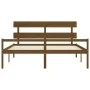 Seniorenbett mit honigbraunem Holzkopfteil 200x200 cm von vidaXL, Betten und Lattenroste - Ref: Foro24-3195374, Preis: 179,35...