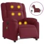 Sillón de masaje reclinable eléctrico tela rojo tinto von , Sessel - Ref: Foro24-3205193, Preis: 232,53 €, Rabatt: %