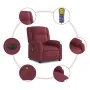 Sillón de masaje reclinable eléctrico tela rojo tinto von , Sessel - Ref: Foro24-3205193, Preis: 232,53 €, Rabatt: %