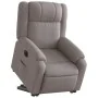 Sillón eléctrico reclinable elevable de tela gris taupe | Foro24.es | Tu tienda online para hogar, jardín y más Foro24.es