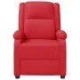 Sillón reclinable de cuero sintético rojo | Foro24.es | Tu tienda online para hogar, jardín y más Foro24.es