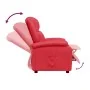 Sillón reclinable de cuero sintético rojo | Foro24.es | Tu tienda online para hogar, jardín y más Foro24.es