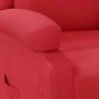 Sillón reclinable de cuero sintético rojo | Foro24.es | Tu tienda online para hogar, jardín y más Foro24.es