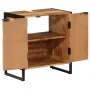 Mueble de baño madera maciza de acacia y hierro 55x35x60 cm | Foro24.es | Tu tienda online para hogar, jardín y más Foro24.es
