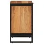 Mueble de baño madera maciza de acacia y hierro 55x35x60 cm | Foro24.es | Tu tienda online para hogar, jardín y más Foro24.es