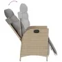 Set comedor de jardín 9 pzas con cojines ratán sintético beige by , Garden sets - Ref: Foro24-3213454, Price: 1,00 €, Discoun...